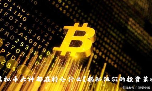 虚拟币大神都在持仓什么？揭秘他们的投资策略