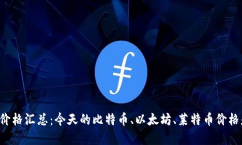 虚拟币价格汇总：今天的比特币、以太坊、莱特币价格是多少？