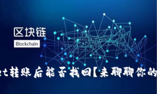 TPWallet转账后能否找回？来聊聊你的担忧吧！